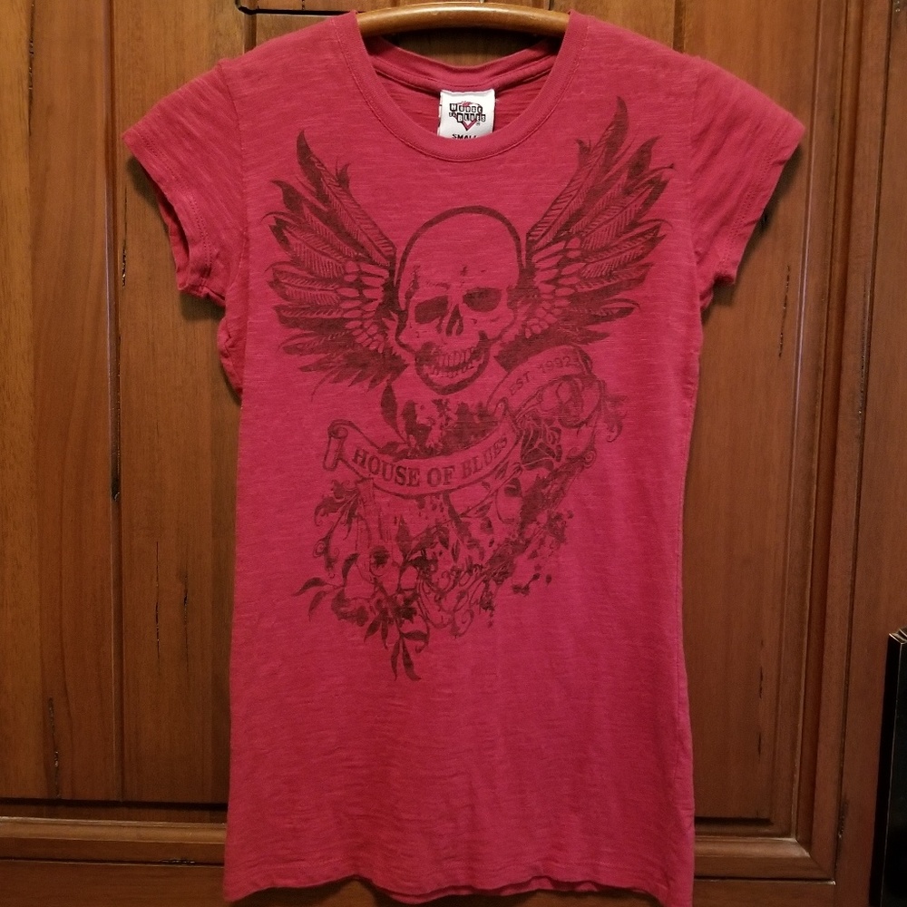 House of Blues Skull Tshirt